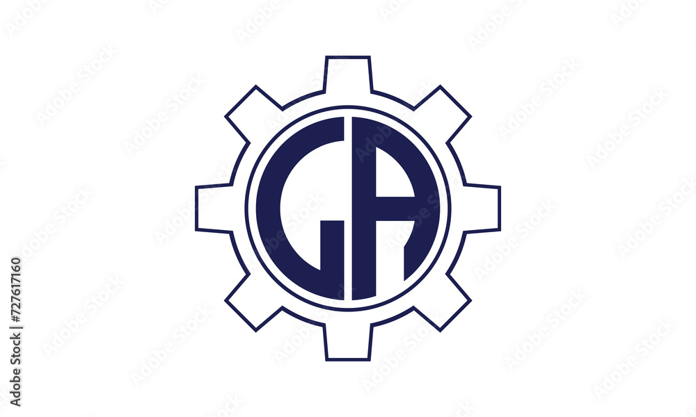 LA initial letter mechanical circle logo design vector template. industrial, engineering, servicing, word mark, letter mark, monogram, construction, business, company, corporate, commercial, geometric LA initial letter mechanical circle logo design vector template. industrial, engineering, servicing, word mark, letter mark, monogram, construction, business, company, corporate, commercial, geometric