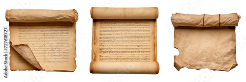 set of Constitution, transparent background, isolated image, generative AI photo