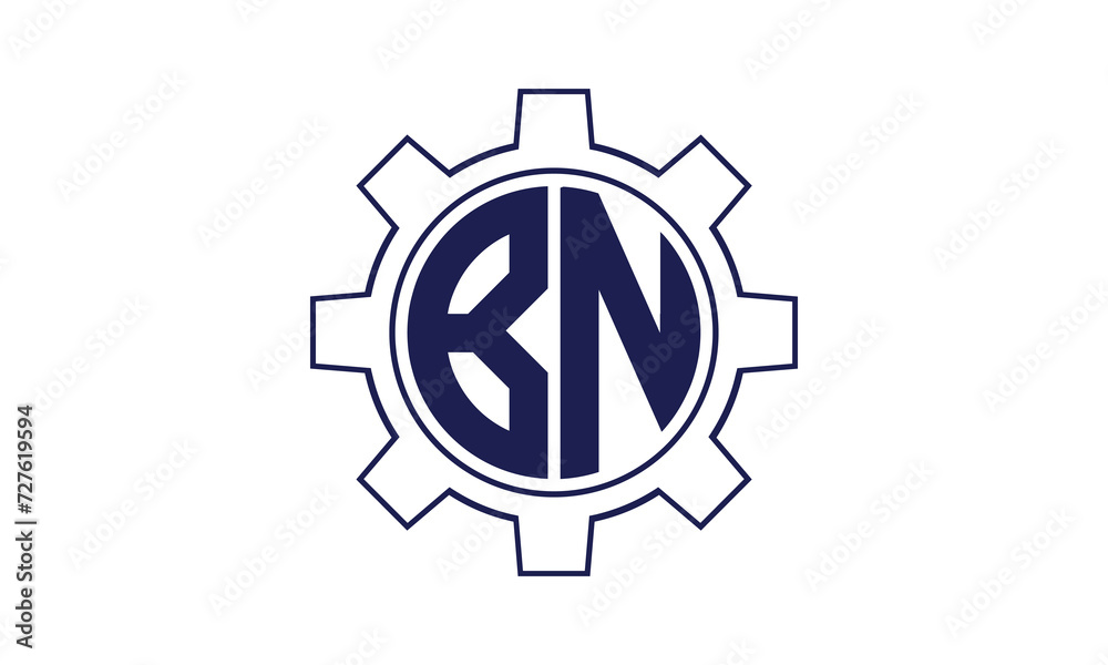 BN initial letter mechanical circle logo design vector template. industrial, engineering, servicing, word mark, letter mark, monogram, construction, business, company, corporate, commercial, geometric BN initial letter mechanical circle logo design vector template. industrial, engineering, servicing, word mark, letter mark, monogram, construction, business, company, corporate, commercial, geometric