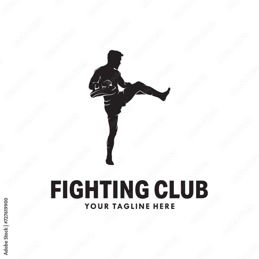 Fighting club Logo Design Template