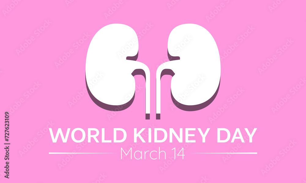 World Kidney Day Observed every year of March 14, Medical Awareness Vector banner, flyer, poster and social medial template design. World Kidney Day Observed every year of March 14, Medical Awareness Vector banner, flyer, poster and social medial template design.