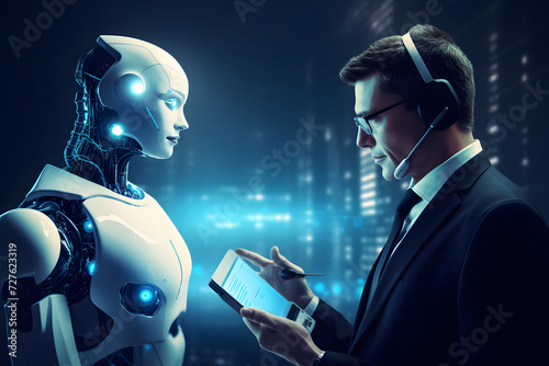 Advances in robotics , A robot with a human face and a human face to face 
