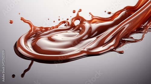 chocolate liquido derretendo  photo