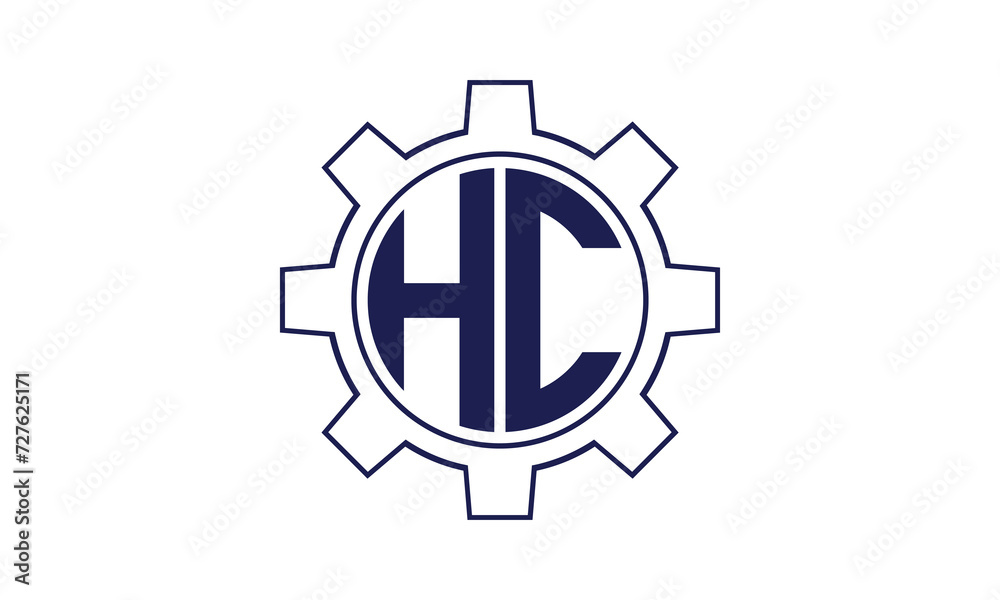 HC initial letter mechanical circle logo design vector template. industrial, engineering, servicing, word mark, letter mark, monogram, construction, business, company, corporate, commercial, geometric HC initial letter mechanical circle logo design vector template. industrial, engineering, servicing, word mark, letter mark, monogram, construction, business, company, corporate, commercial, geometric
