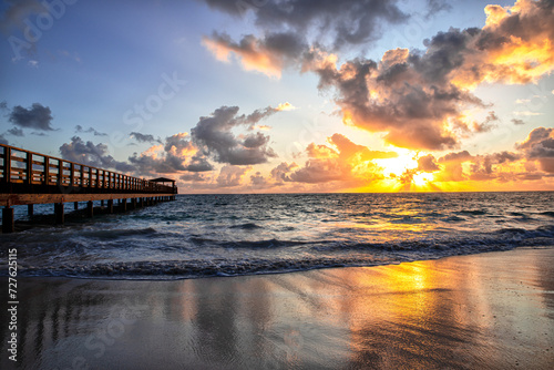 Sunrise at Bavaro Beach, Punta Cana, Dominican Republic