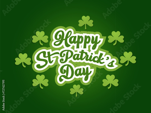St. Patrick's Day Observed every year of March 17th, Patrick Celebration Vector banner, flyer, poster and social medial template design.