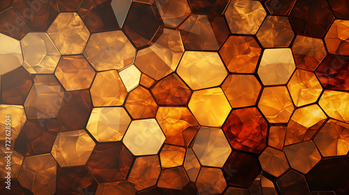 Bronze_abstract_polygon_background