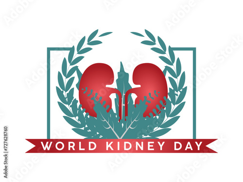 World Kidney Day Observed every year of March 14, Medical Awareness Vector banner, flyer, poster and social medial template design.