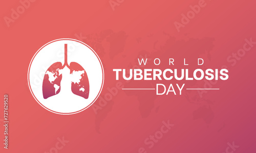 World Tuberculosis Day Observed every year of March 24, Medical Awareness Vector banner, flyer, poster and social medial template design.