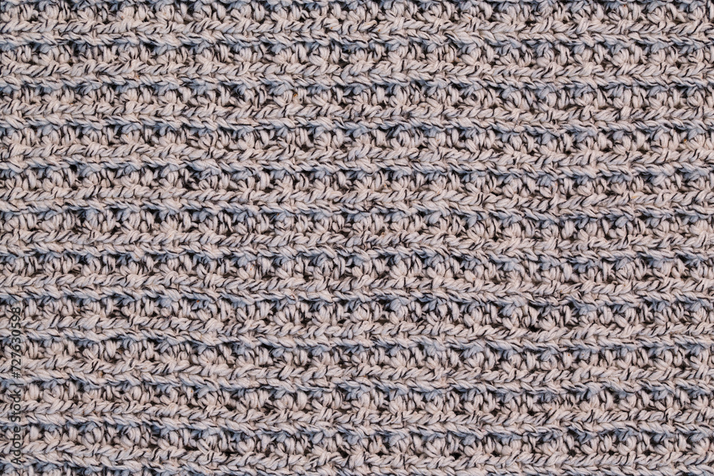 Knitted sweater closeup