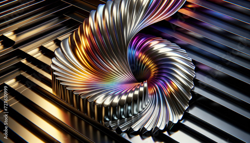 Futuristic Gradient: Metallic Intelligence © TechArtTrends