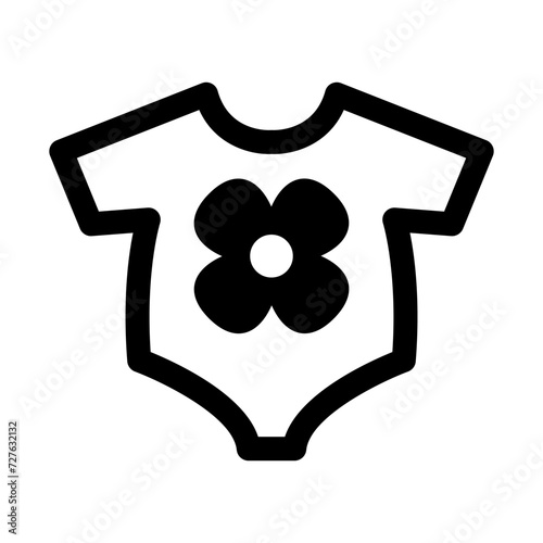 Baby bodysuit icon