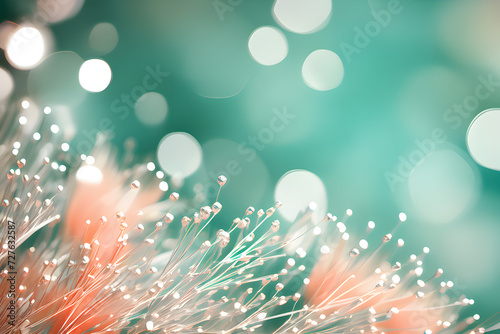 background with bokeh - abstract blur bokeh banner silver bokeh spheres dominate interspersed with defocused patches 