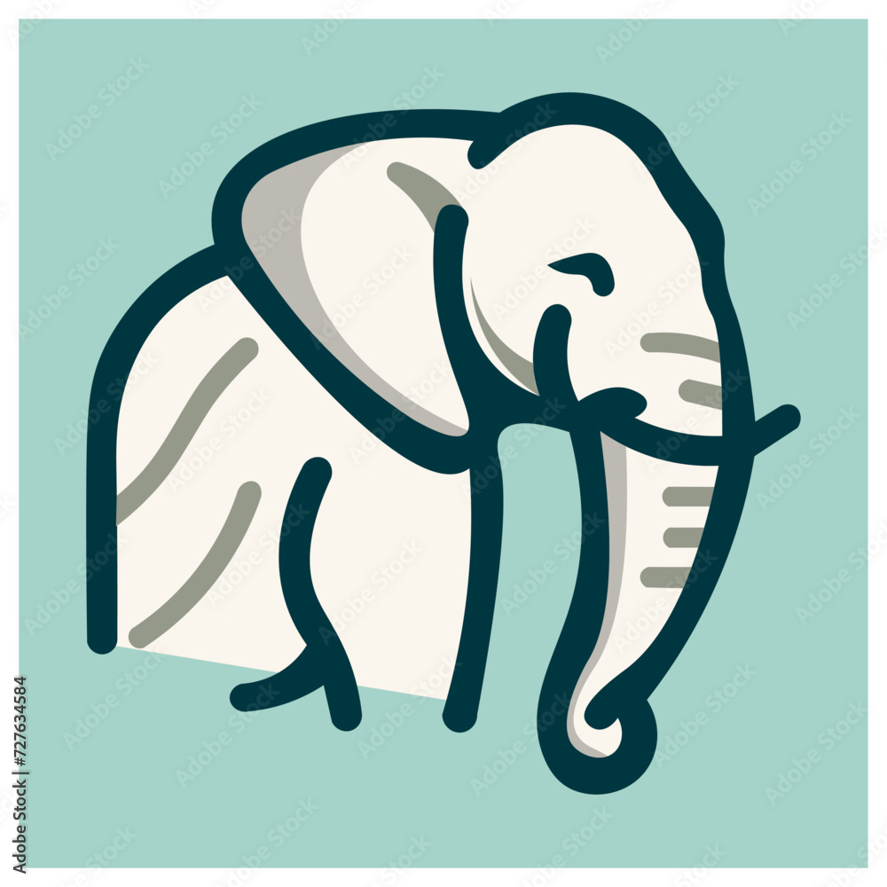 Elephant mascot logo Elephant mascot logo