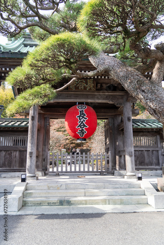 Hasedera-temple in Kamakura, Japan photo