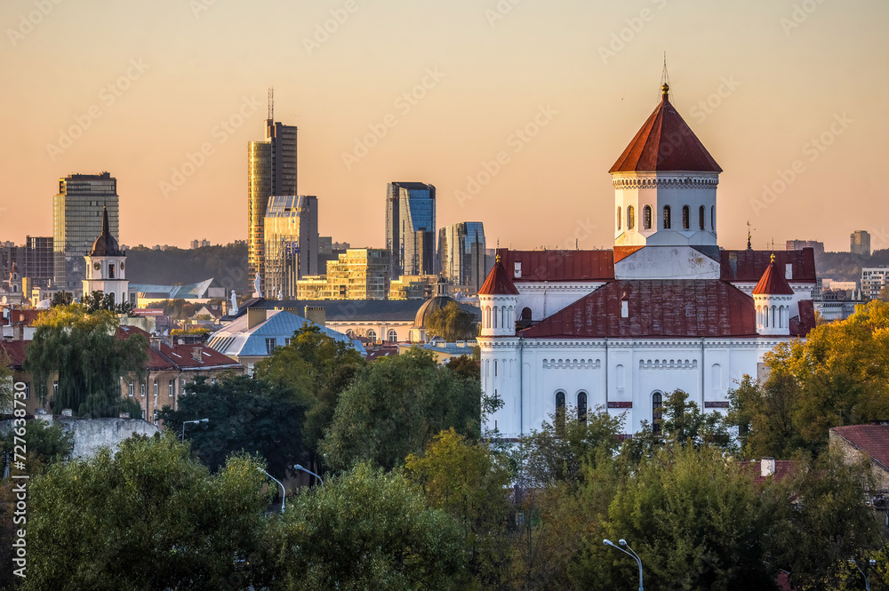 View of Vilnius in autumn, Lithuania
