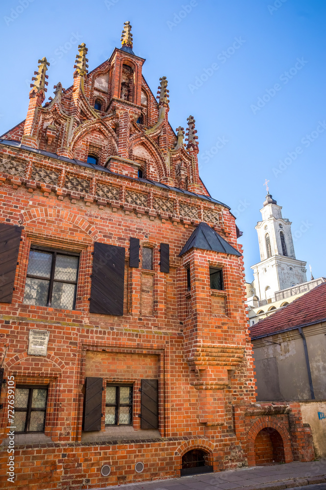 Medieval house in Kaunas, Lithuania