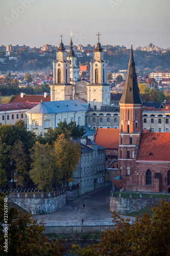 View of Kaunas in Lithuania