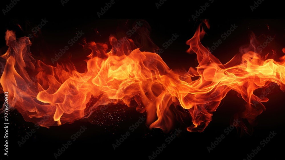 Realistic fire flame effect on white and black background. Fire flame png Realistic fire flame effect on white and black background. Fire flame png
