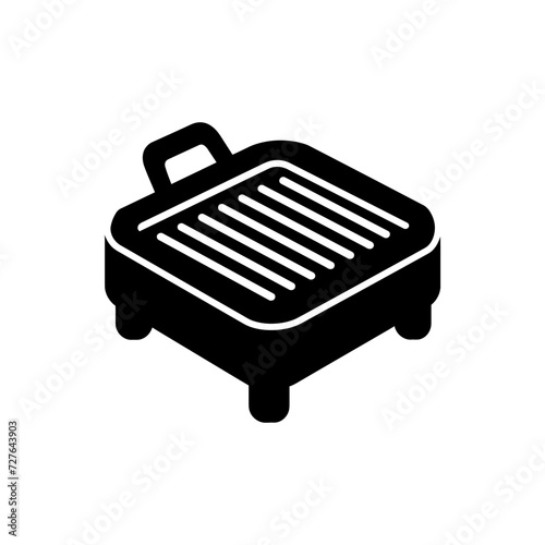Grill pan icon