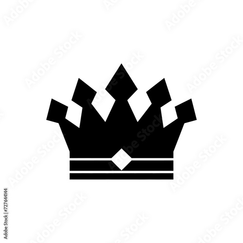 Gothic gems crown icon
