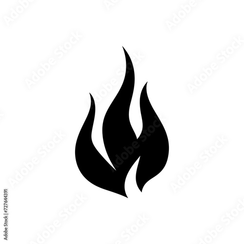 Fiery blaze flame icon
