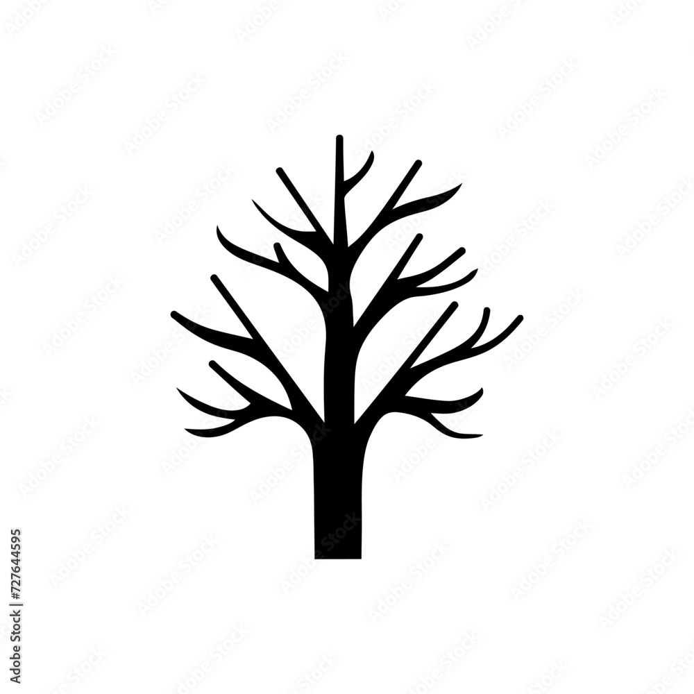 Fototapeta premium Aspen tree icon