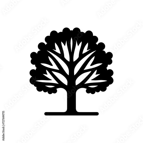 Sycamore forest tree icon