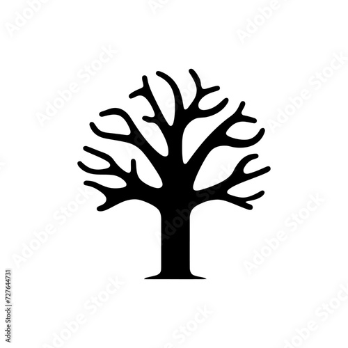 Sycamore forest tree icon