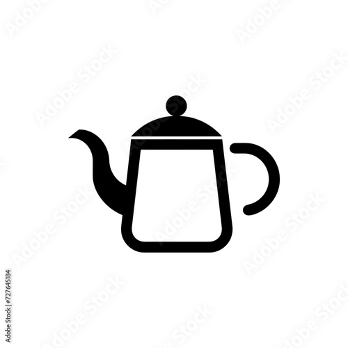 Ceramic cascade kettle icon