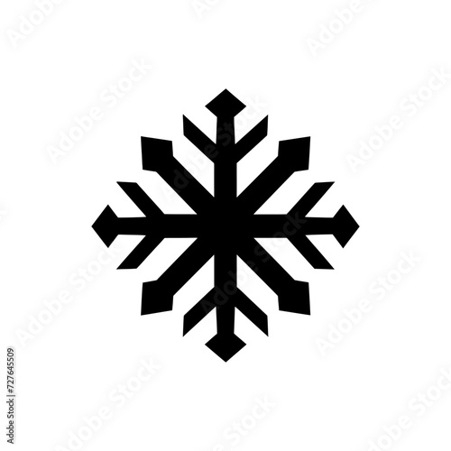 Icy aurora flake icon