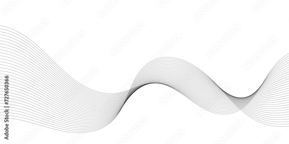 Abstract flowing wave lines background. Design element for technology, science, modern concept vector illustration Abstract flowing wave lines background. Design element for technology, science, modern concept vector illustration