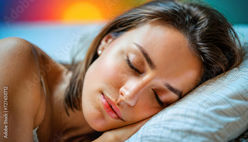 Falling Asleep. Sleepiness. Bedtime. Relaxation. Tranquil. Night. Comfort. Cozy. Dreaming. Rest. Pillow. Serene. Peaceful. Tiredness. Sleep Inducing. Relaxing Atmosphere. AI Generated.