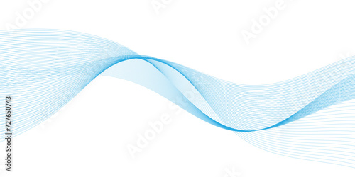 Abstract flowing wave lines background. Design element for technology, science, modern concept vector illustration