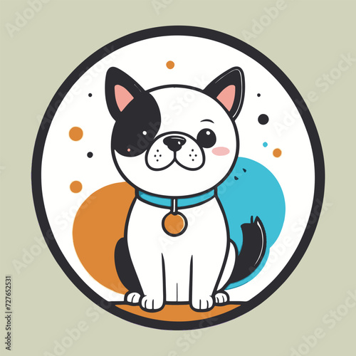 vector of cute pets