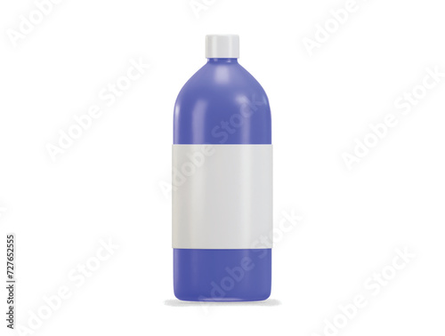 water bottle icon 3d render