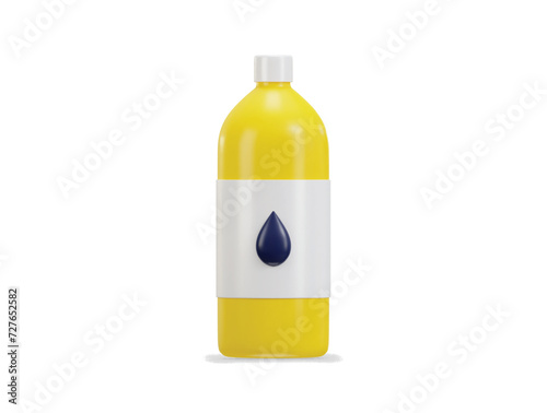 water bottle icon 3d render