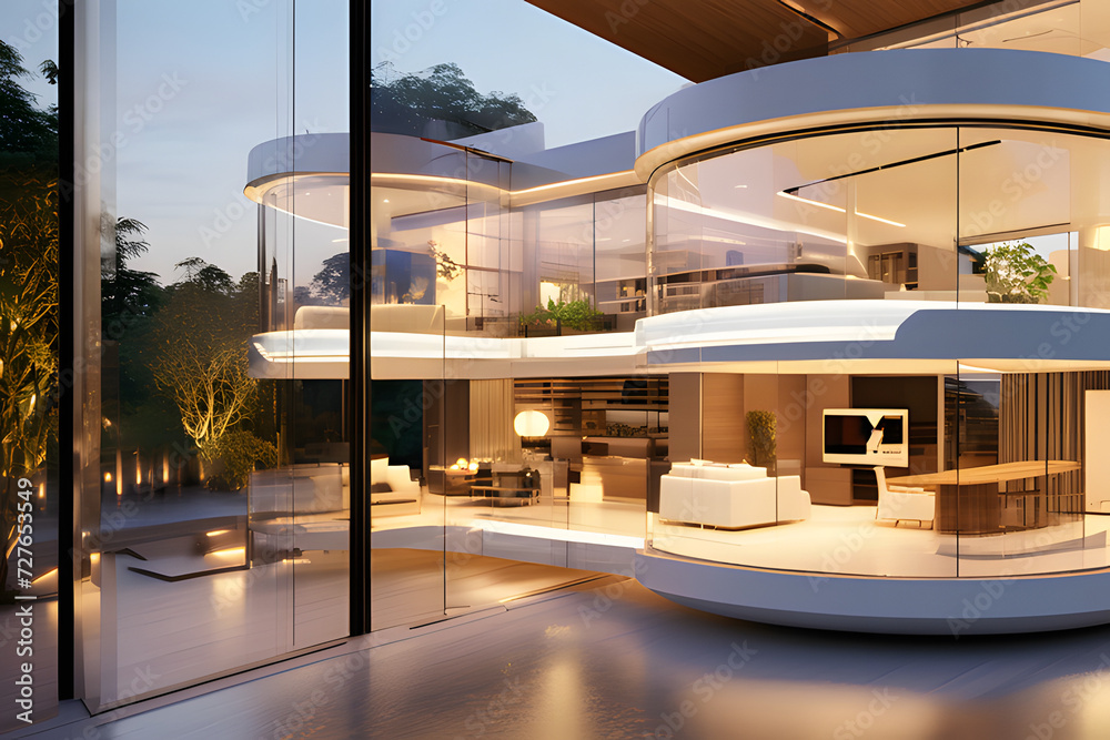 Fototapeta premium luxury hotel room