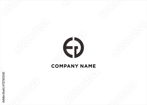 EG e g modern creative alphabet letter logo icon template