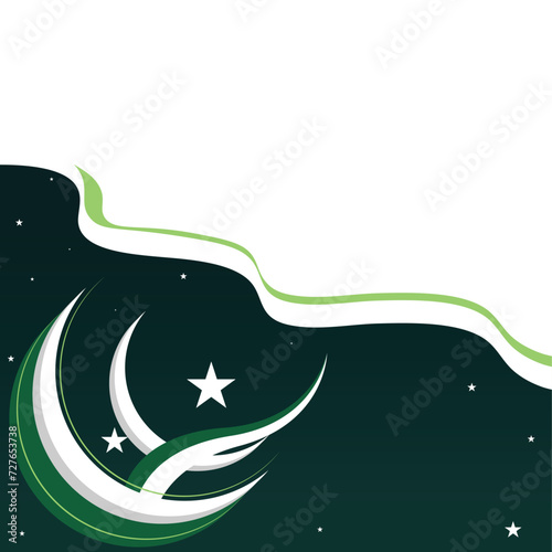 pakistan national day poster template