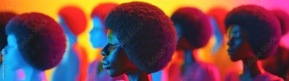 Abstract representation of the Civil Rights Movement, featuring bold ...