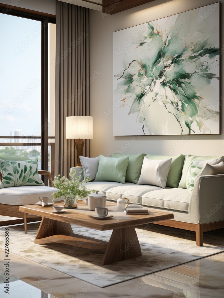 Fototapeta premium modern interior photo UHD wallpaper