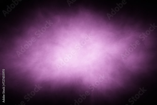 Abstract violet coloured smoke cloud copy space illustration.