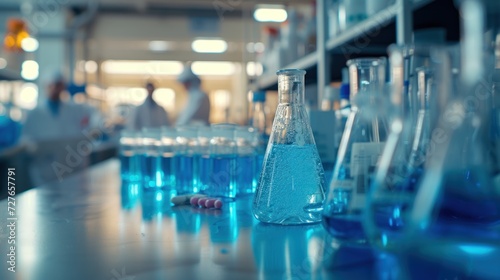 Biologists are experimenting with making medical drugs in a laboratory. Chemically, it is water.