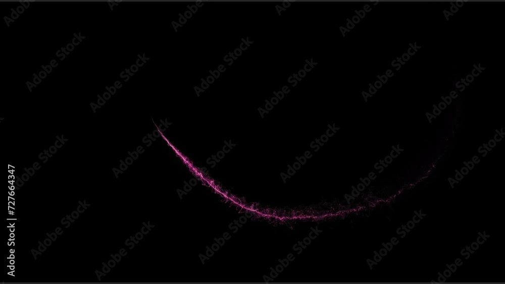 valentine day heart animation loop, beautiful heart shape particle loop animation on black screen