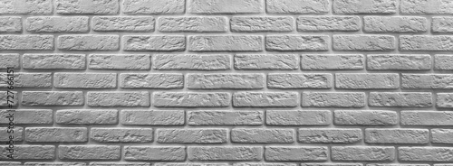 white abstract textured brick wall. banner background