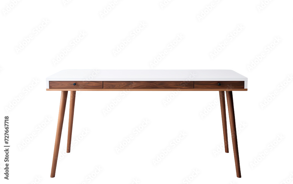 Timeless Workspace Garland Stand on White or PNG Transparent Background.