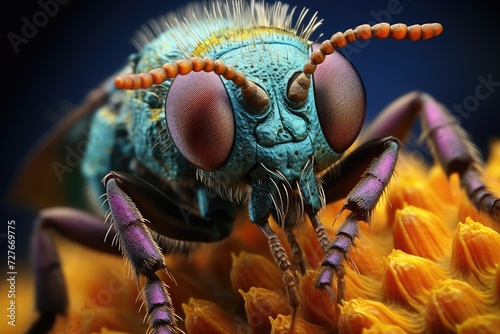 Extreme Macro Portraits of Insect Heads © Tursz