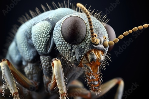 The Astonishing Micro Details of Insect Faces © Tursz