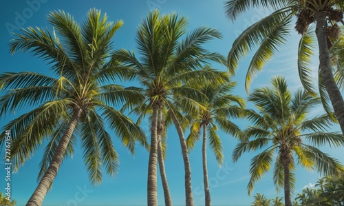 Palm Trees and Sky Oasis © Phoenix